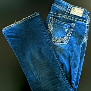Silver jeans.   Sz 18 L 32